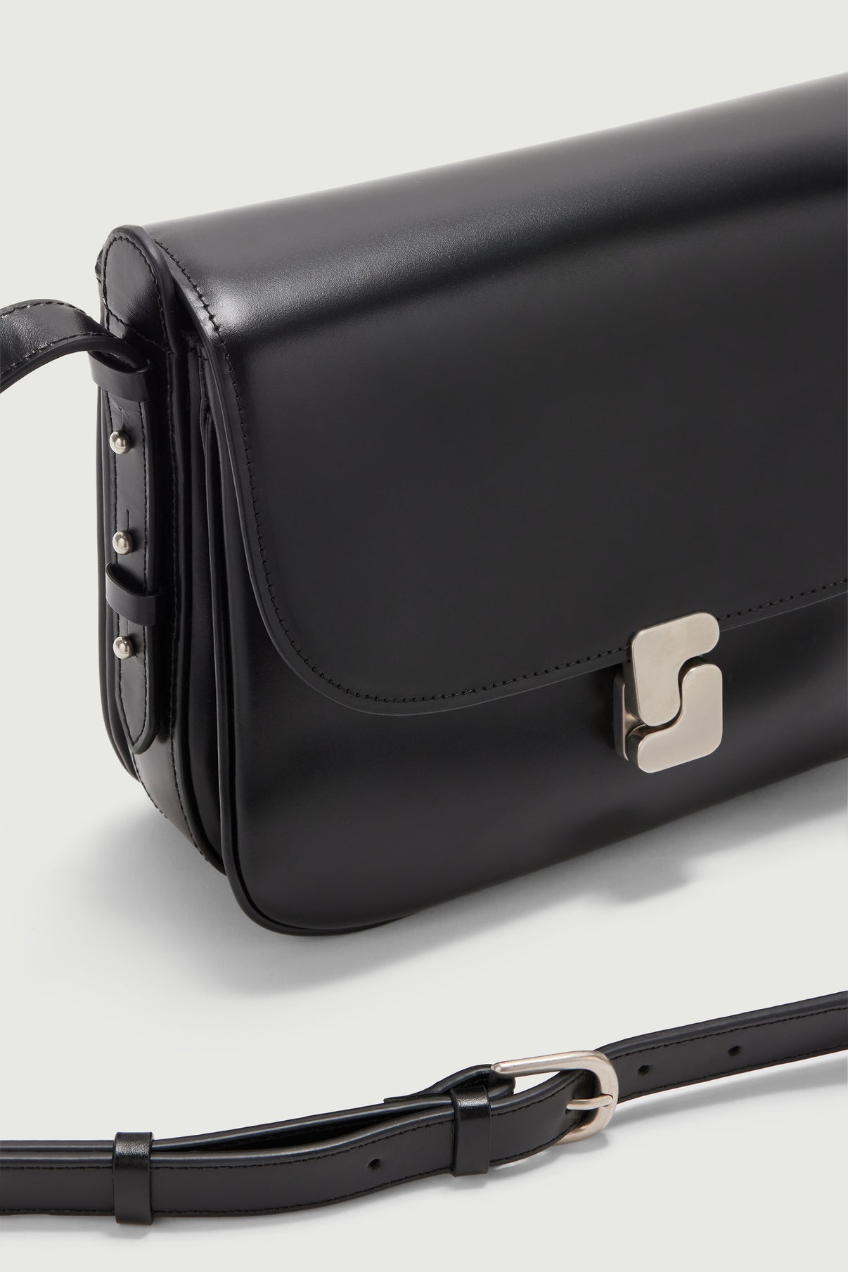 Tasche Bellissima Maxi - Schwarz - Leder - Damen vue 3