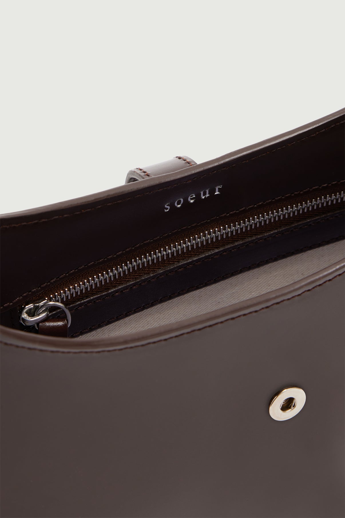 Tasche Bonnie - Schokolade - Leder - Damen vue 4
