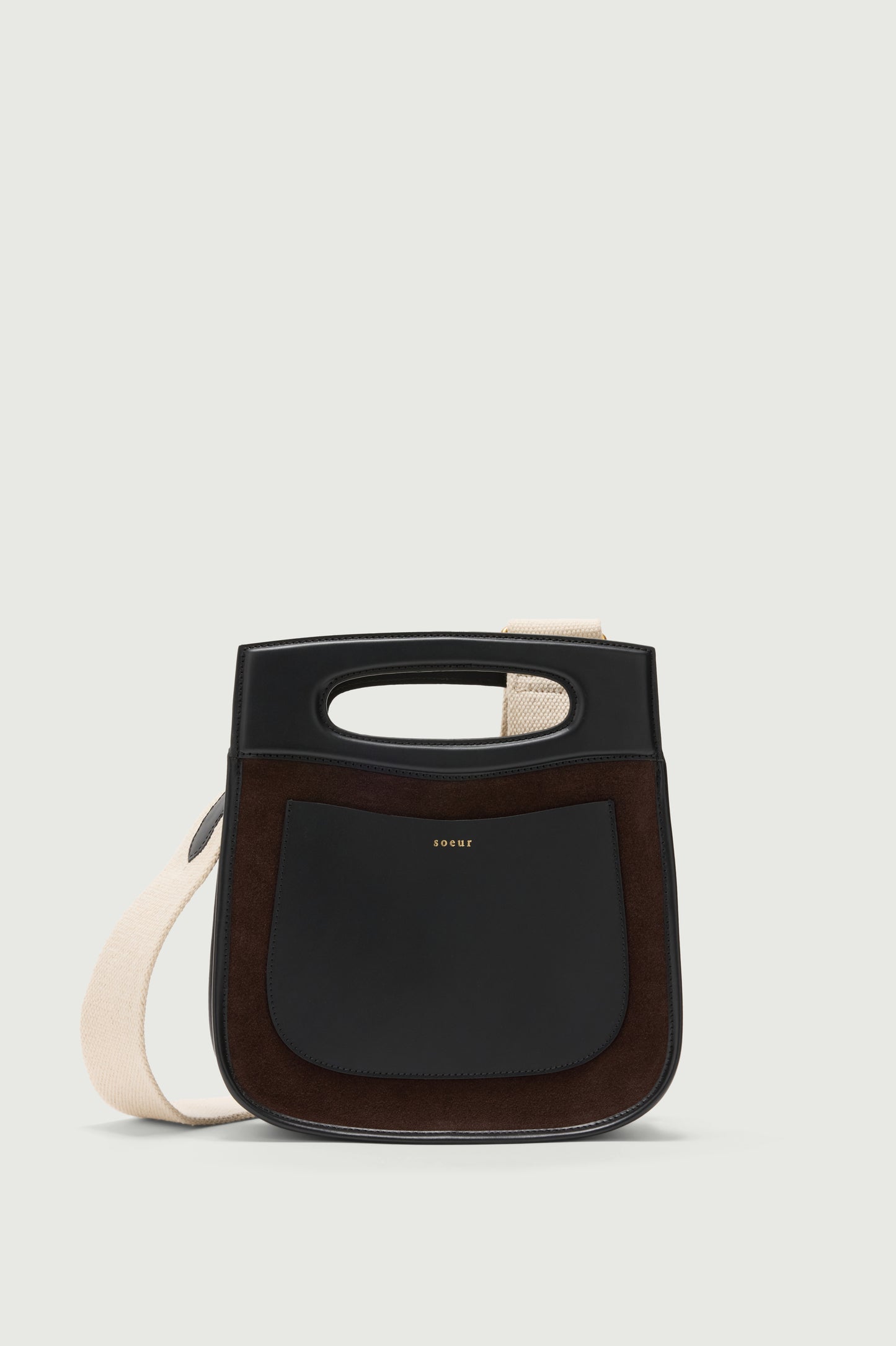 Tasche Cheri - Dunkelbraun - Leder - Damen