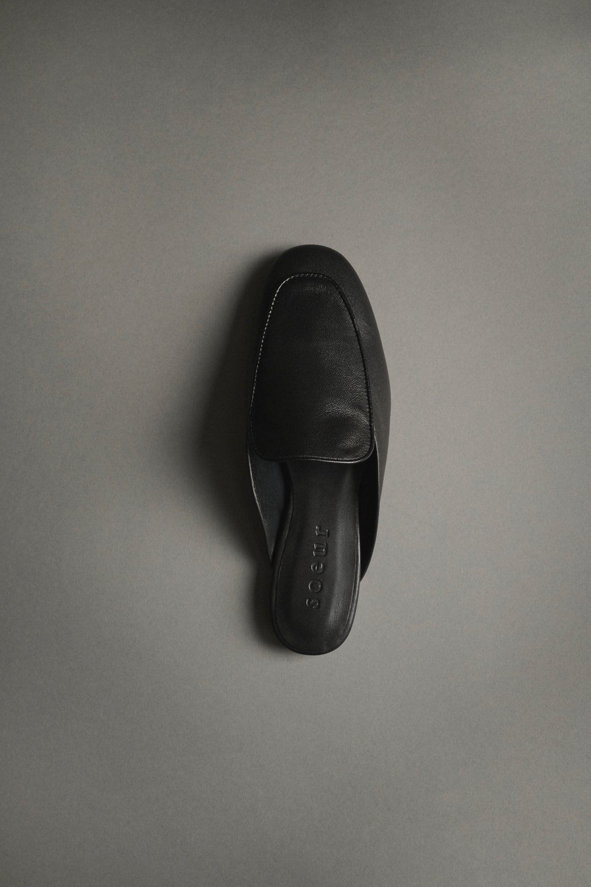 Mules Antonine - Noir - Cuir - Femme vue 5