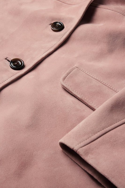 Giacca Lorenzo - Rosa Antico - Pelle - Donna